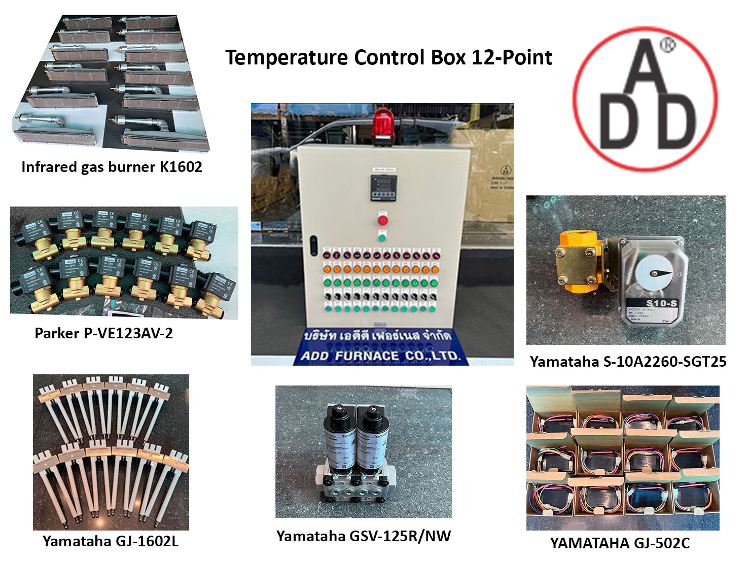 Temperature Control Box 12-Point for Infrared Burners (21)